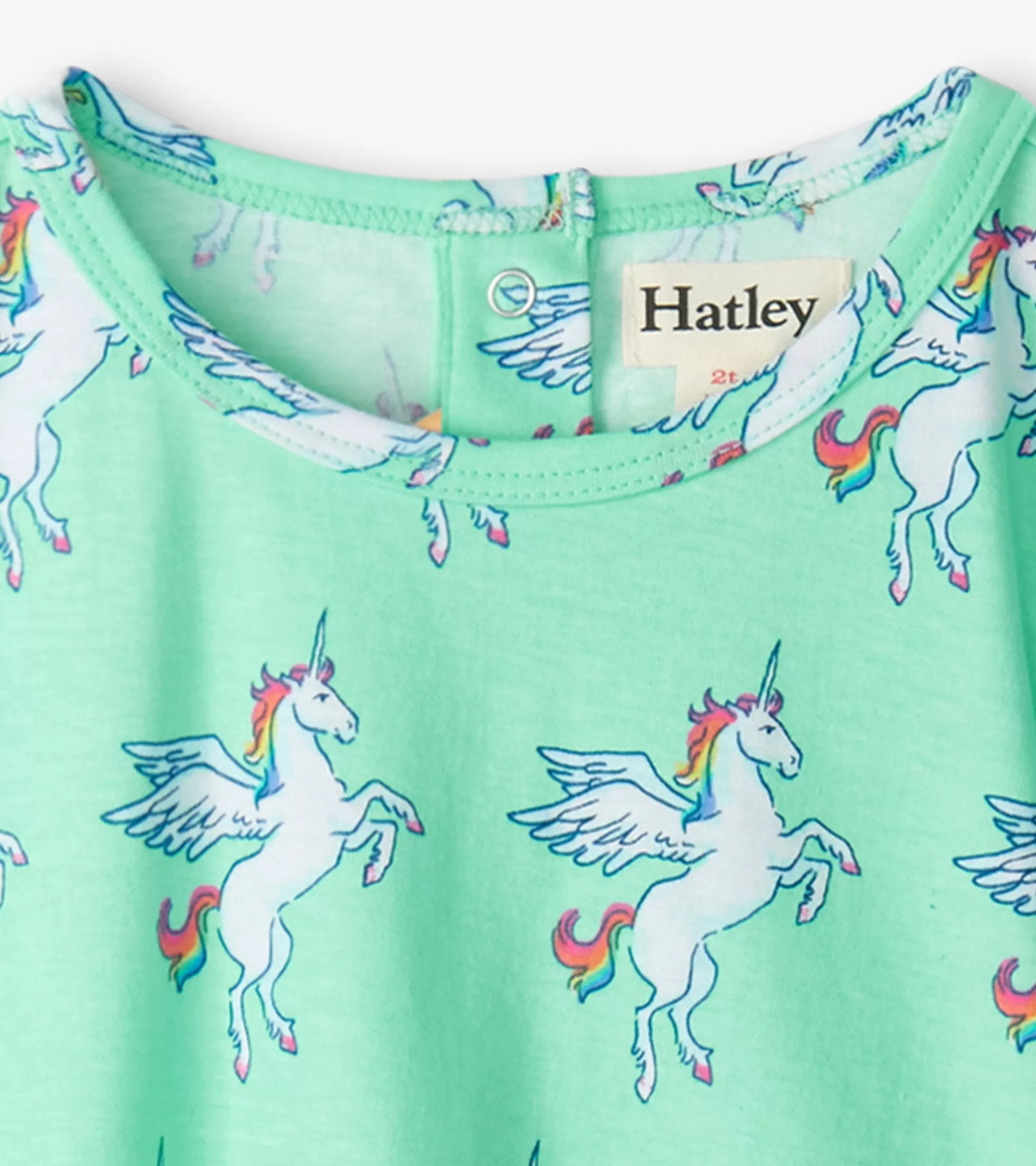 Hatley Baby & Toddler Girls Rainbow Unicorn Gathered Dress New