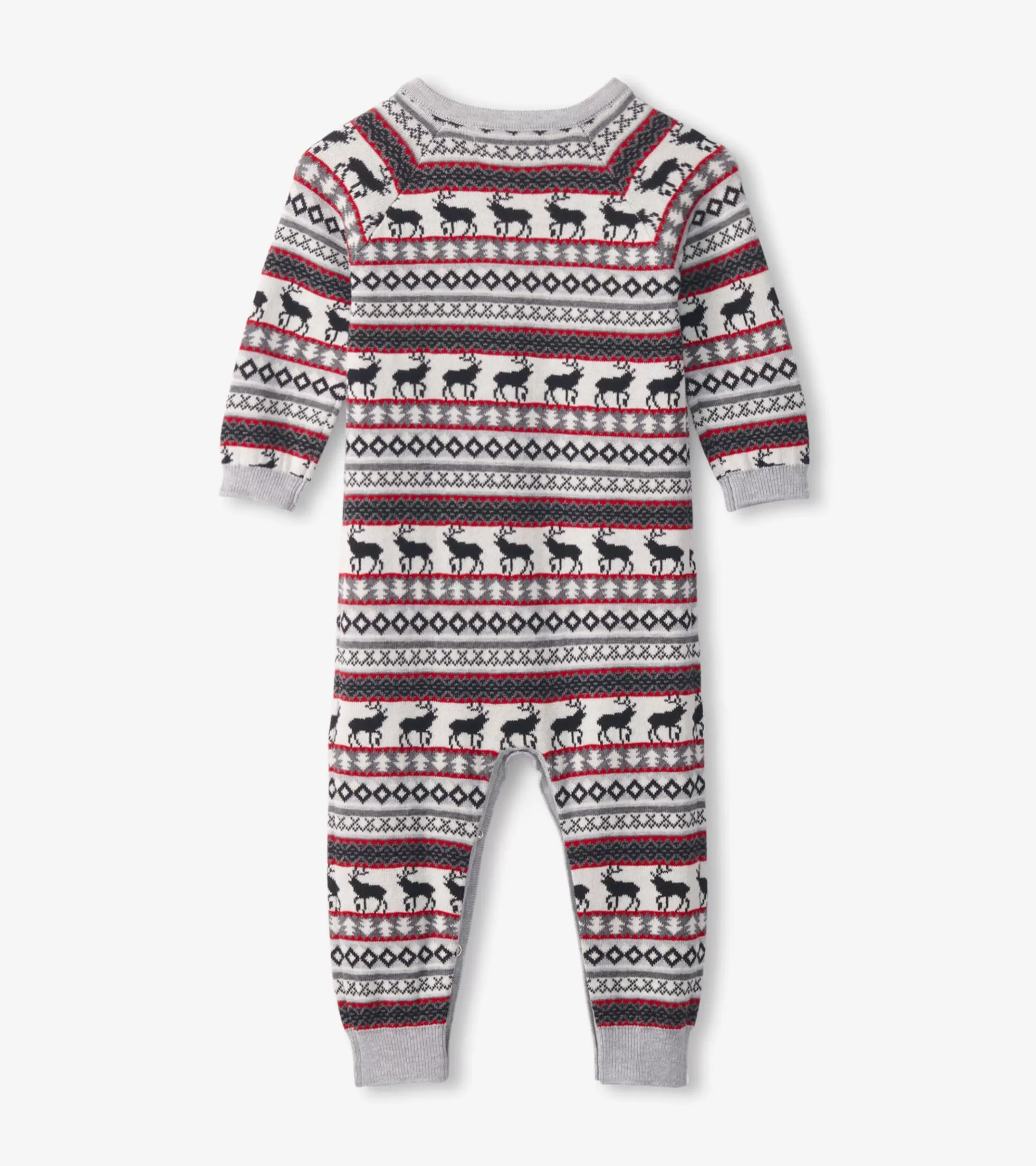 Hatley Baby Stag Fairisle Sweater Onesie Sale