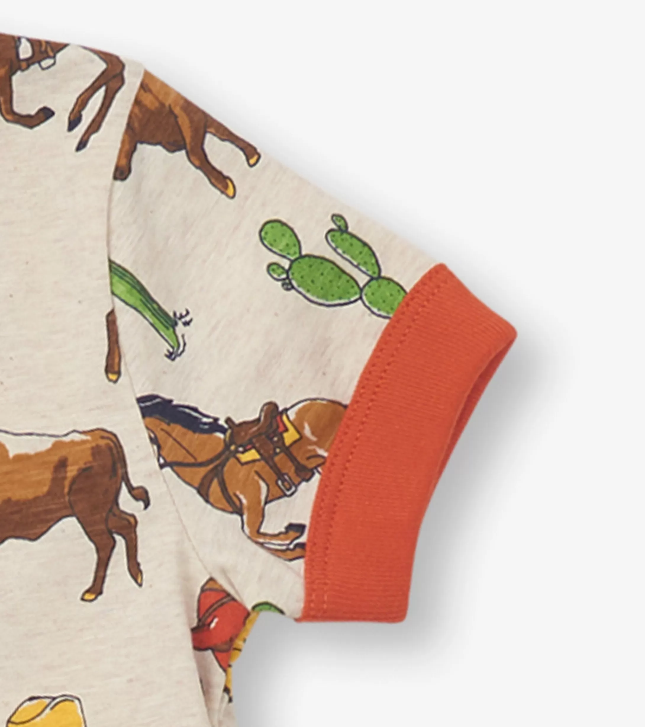 Hatley Boys Vintage Rodeo Short Pajama Set New