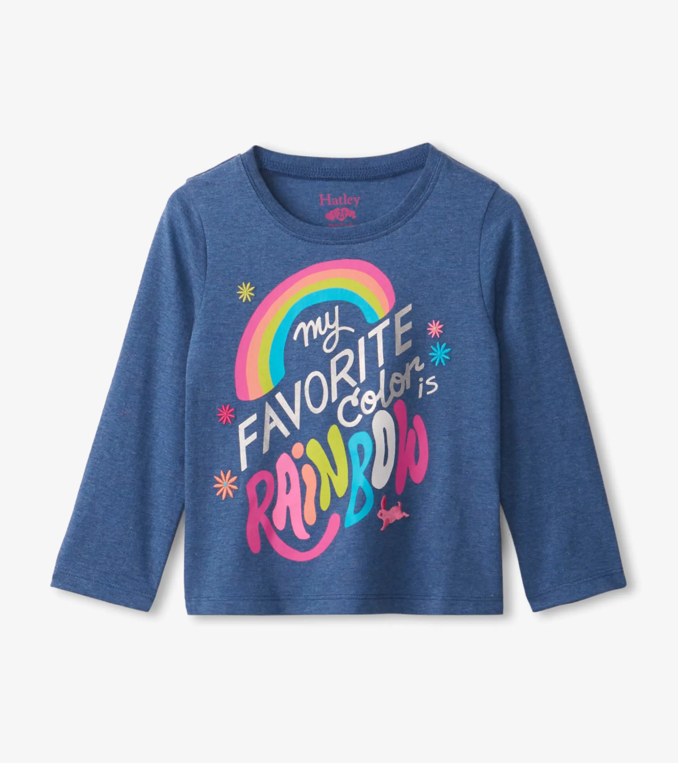 Hatley Favorite Color Is Rainbow Long Sleeve T-Shirt Discount