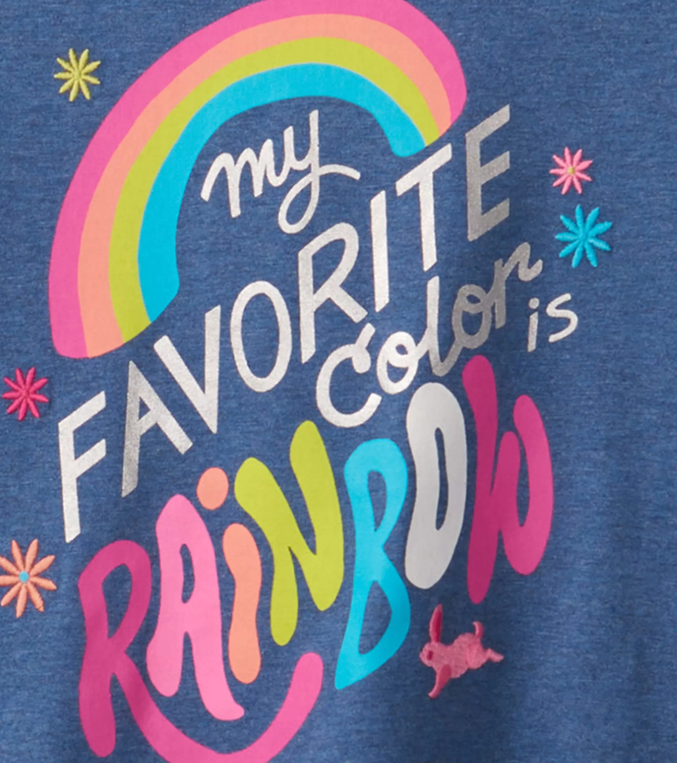 Hatley Favorite Color Is Rainbow Long Sleeve T-Shirt Discount