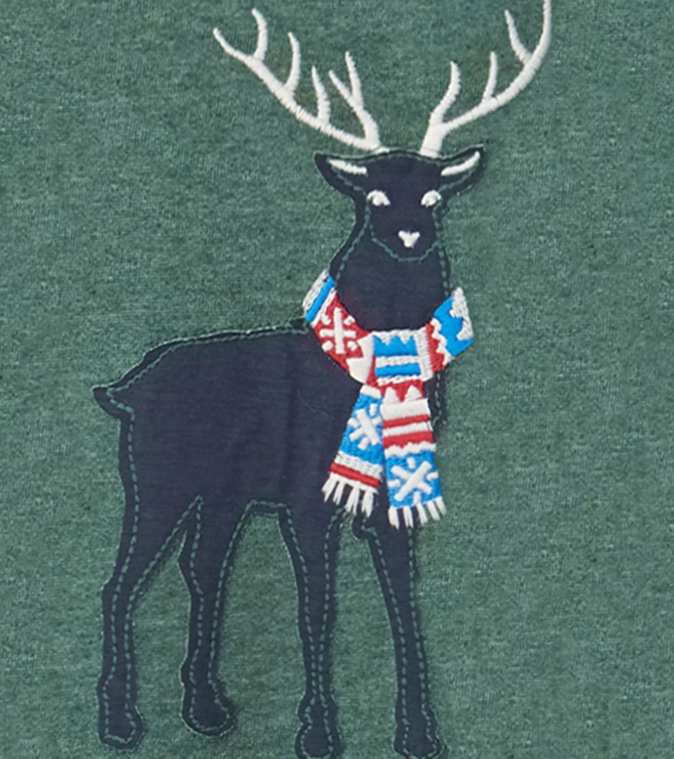 Hatley Holiday Stag Pullover Sweatshirt Fashion
