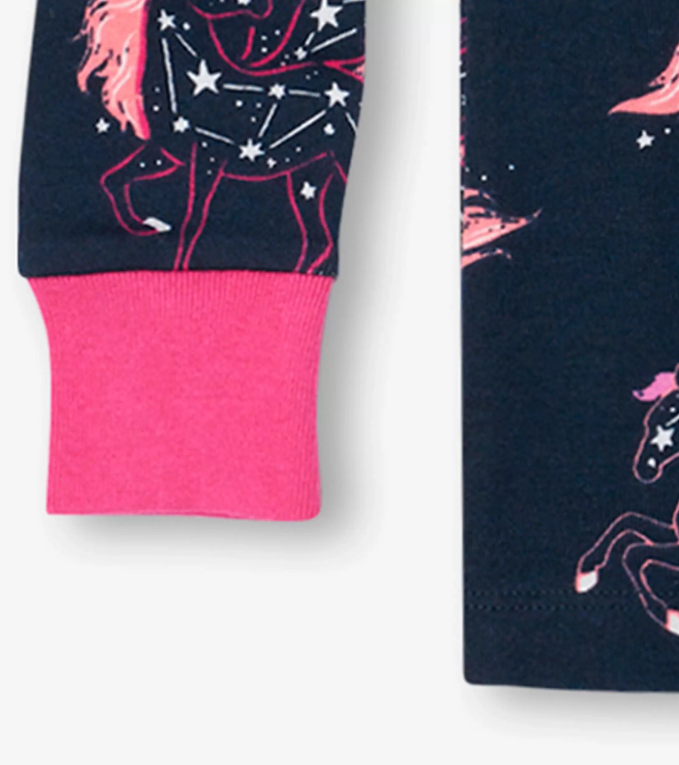Hatley Unicorn Constellations Organic Cotton Raglan Kids Pajama Set Cheap